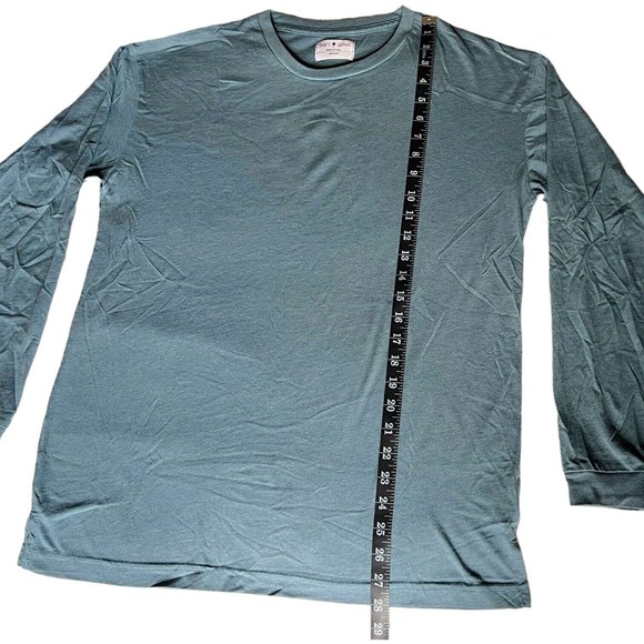 Soft Serve Unisex Size Medium Blue Cloud Cotton Long Sleeve Crew Neck T-Shirt M - Picture 7 of 8